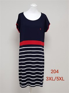 Dámské šaty Yachting Time 204 - nadměr, 1ks  -2XL, 3XL, 4XL, 5XL