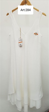 Dámské šaty A0042 bílá