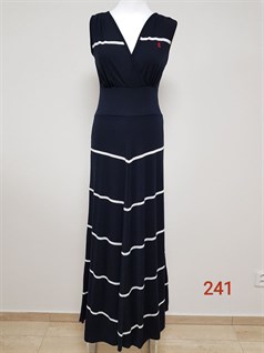 Dámské šaty Yachting Time 241 skladem jednobarevné, bez proužků S, M, L, XL - 4 ks v lotu